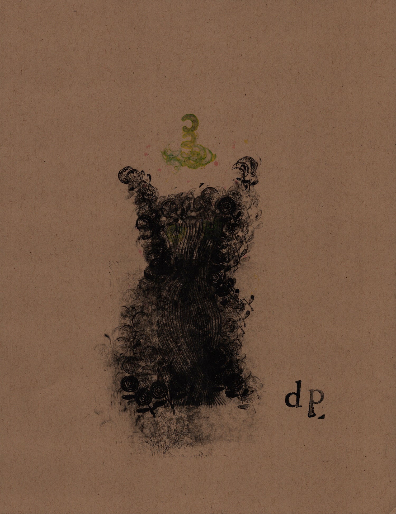 The Stamp original typewriter artwork