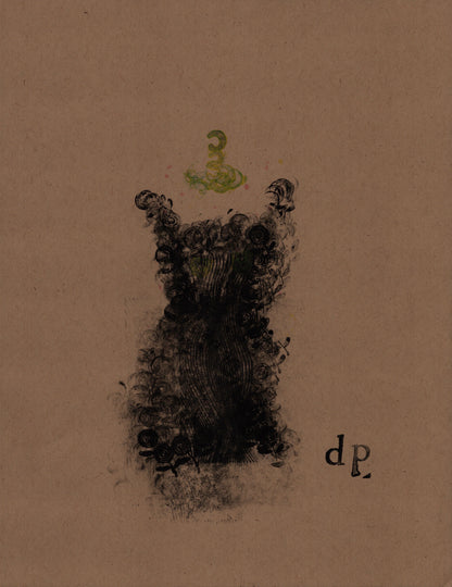 The Stamp original typewriter artwork