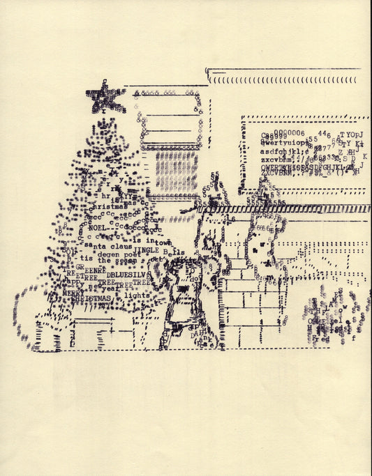 c original typewriter artwork