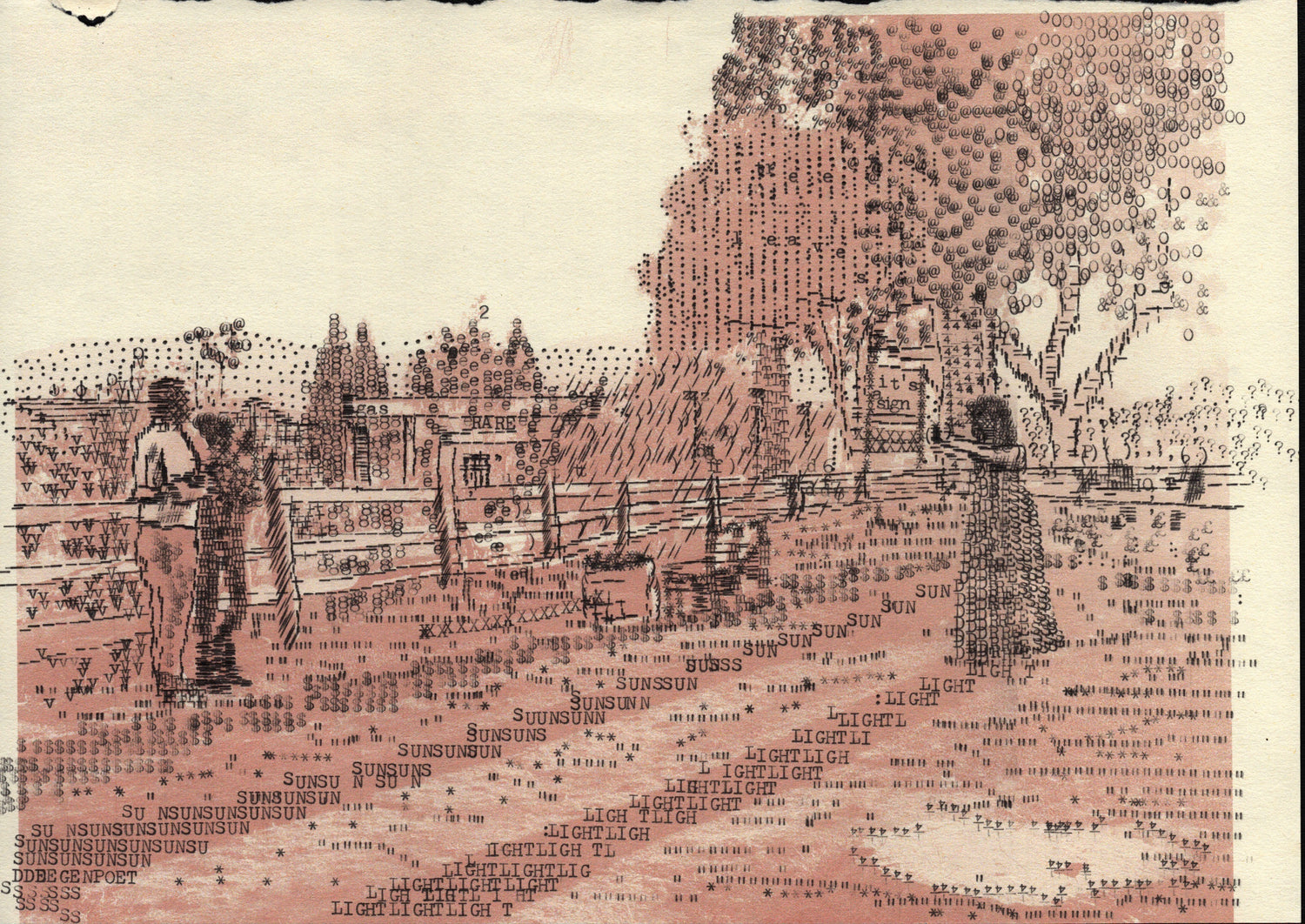 Take My Picture original typewriter artwork