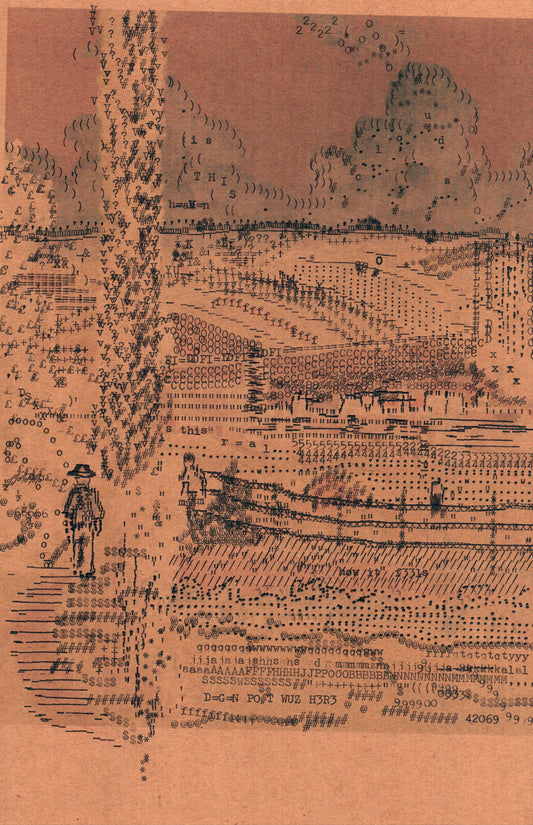 New Horizons original typewriter artwork