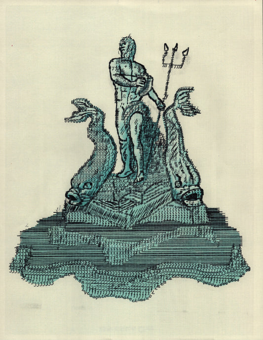 Between A Rock & A Sublime Place original typewriter artwork