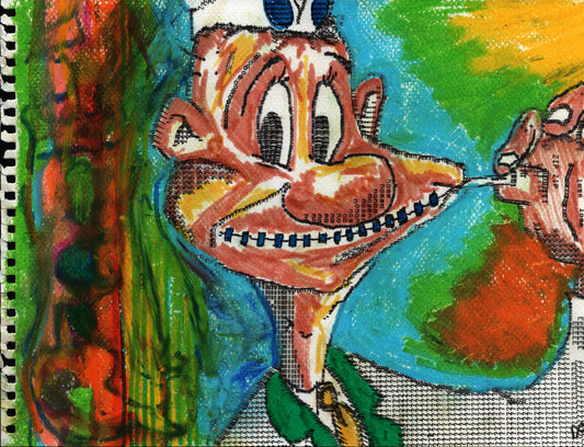 Private Snafu original typewriter artwork