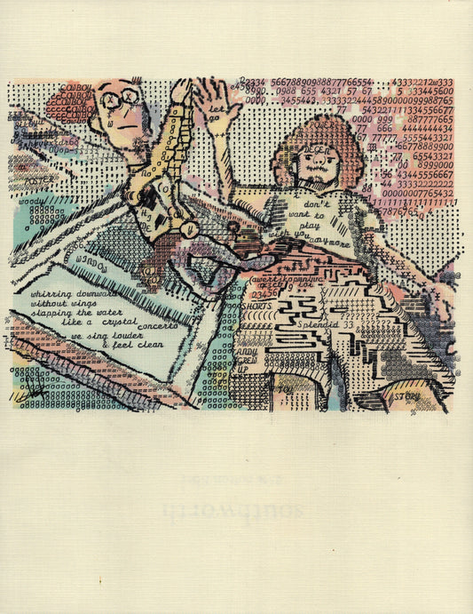 I Don't Want To Play Anymore original typewriter artwork