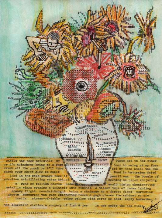 Rattle the Page original typewriter artwork