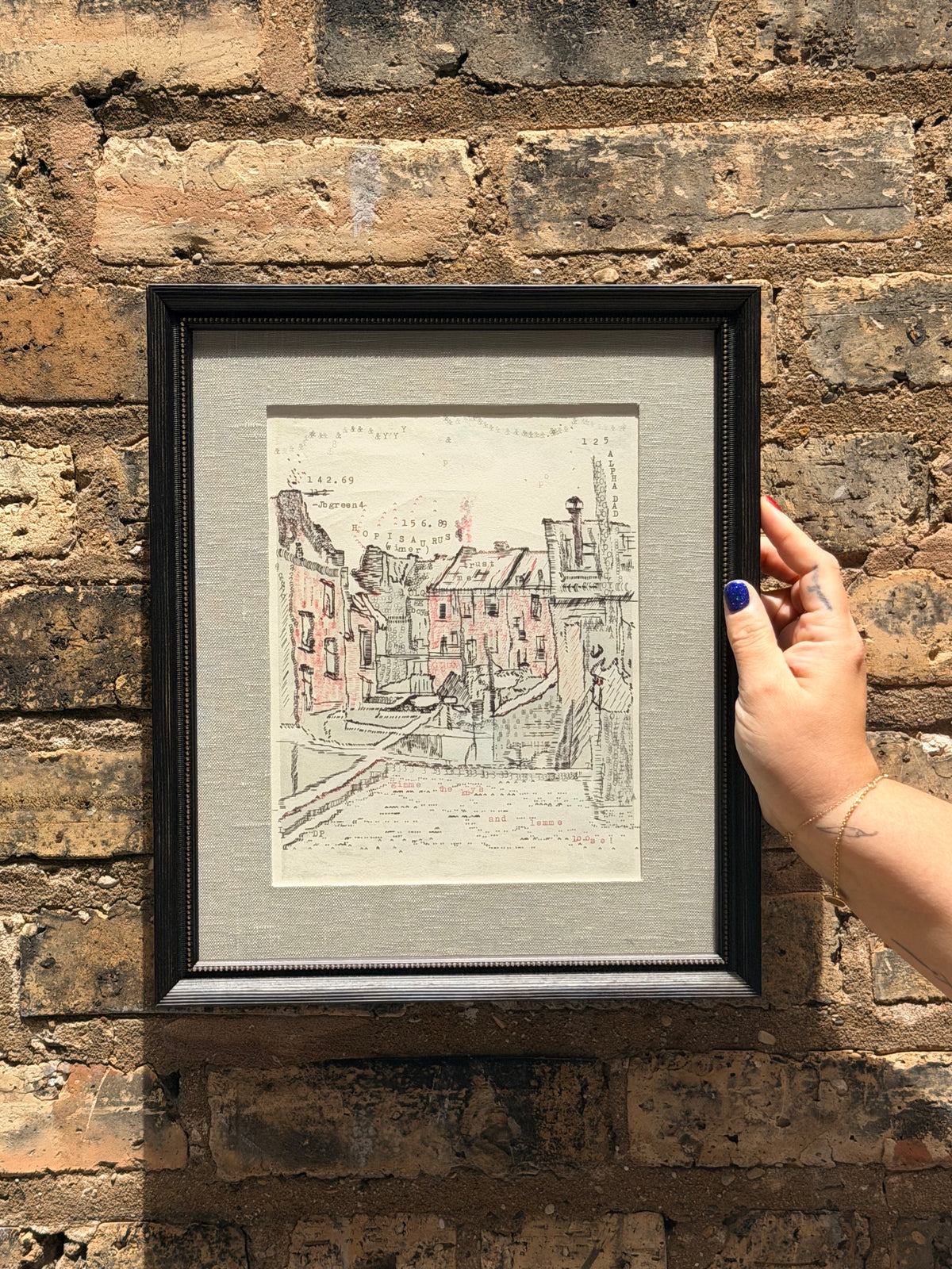 Such Time Such Place — framed original artwork