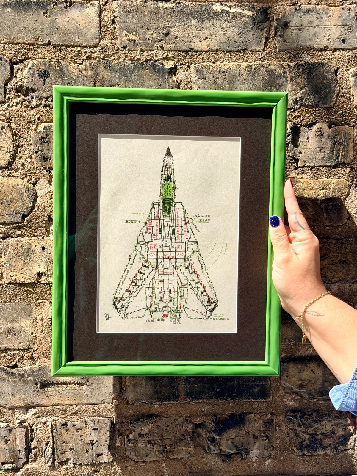 Tomcat — framed original artwork