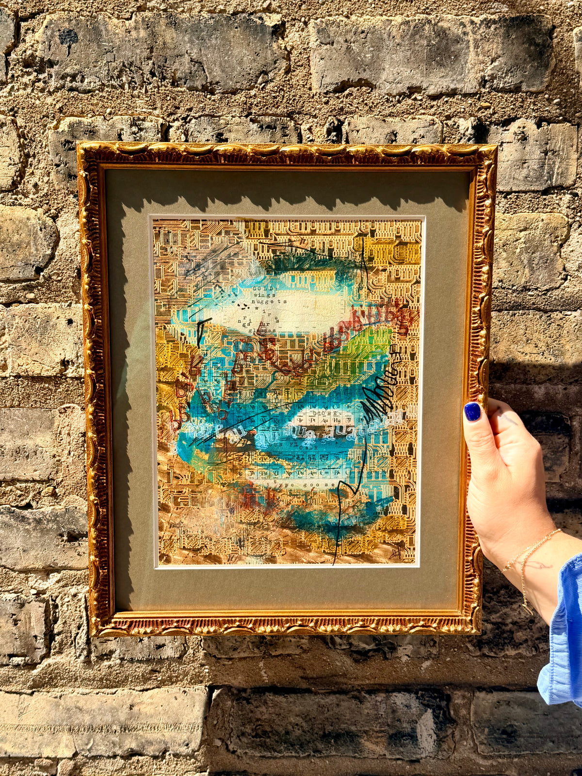 Golden Goose — framed original artwork