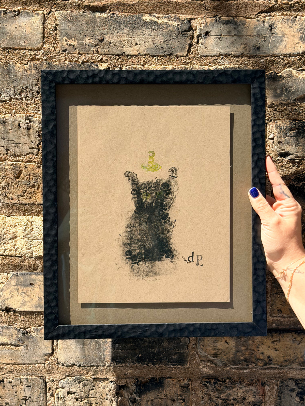 The Stamp — framed original artwork