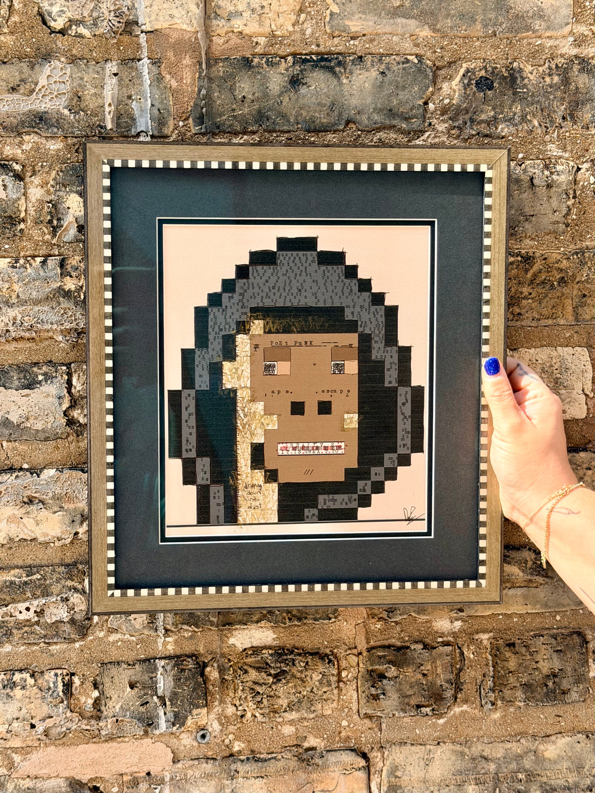 Poet Punk — framed original artwork