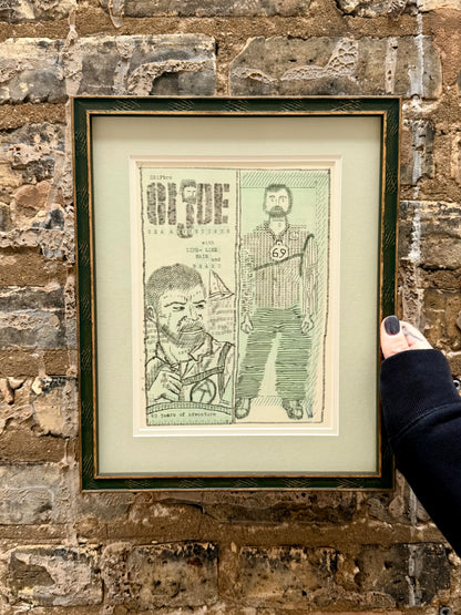 Degen Joe — framed original artwork