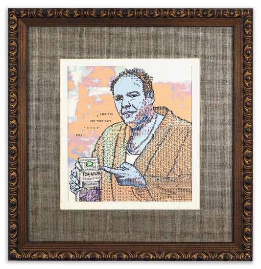 Some Pulp original typewriter artwork by Degen Poet