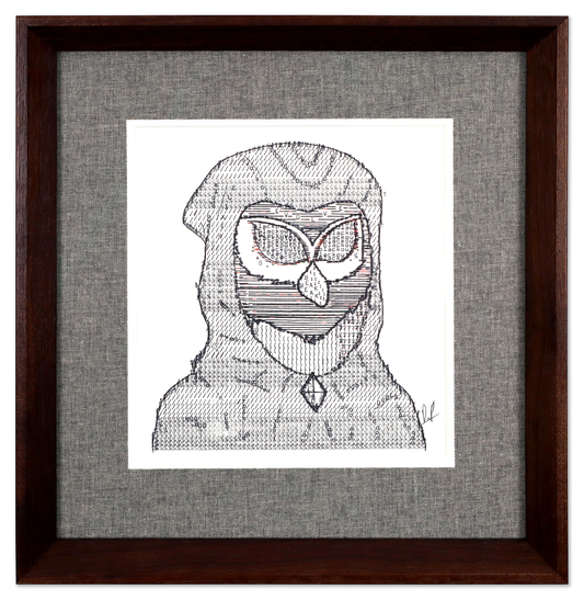 Ultimate Ovol original typewriter artwork by Degen Poet