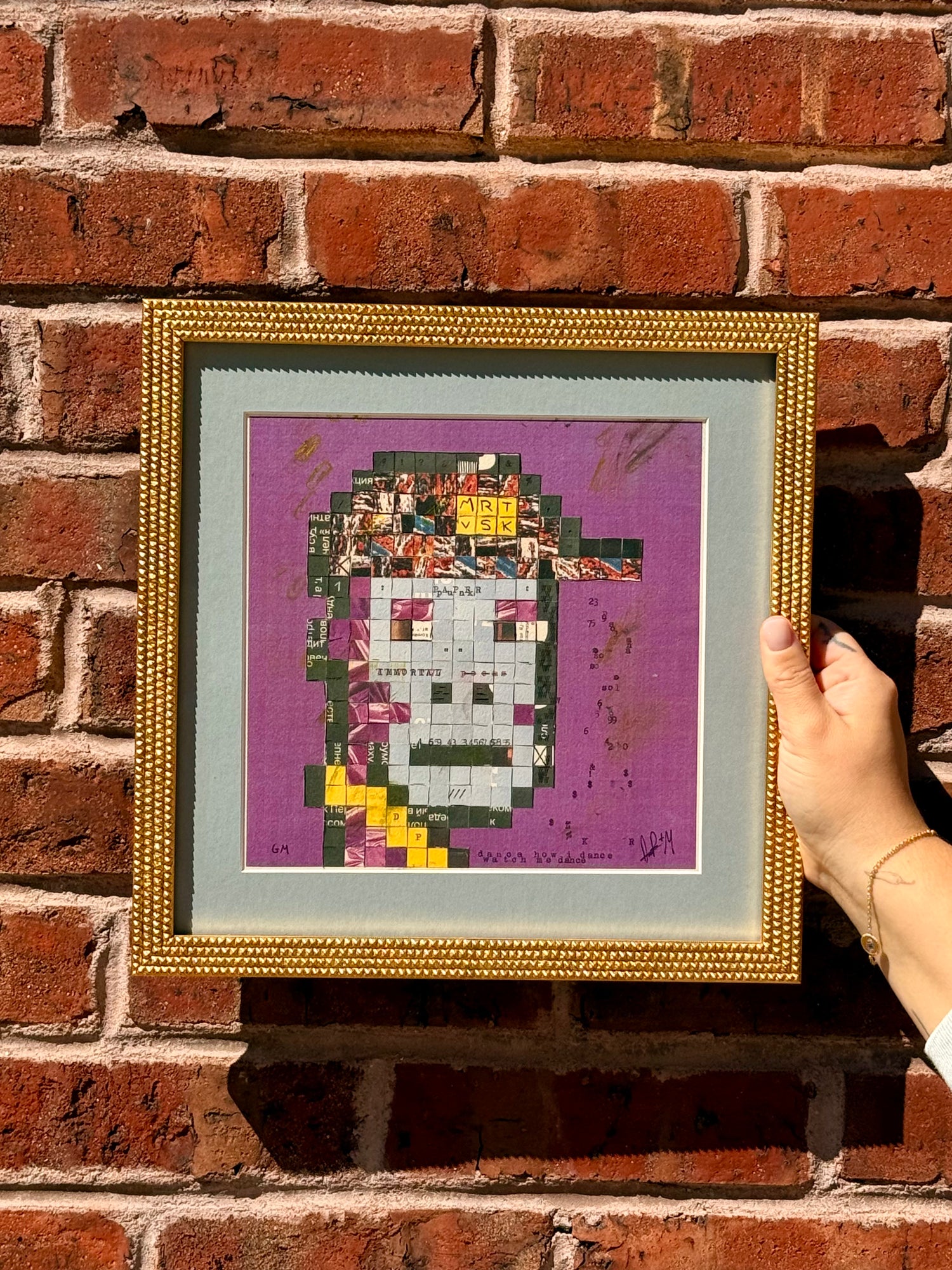 Paper Punk original typewriter artwork by Degen Poet