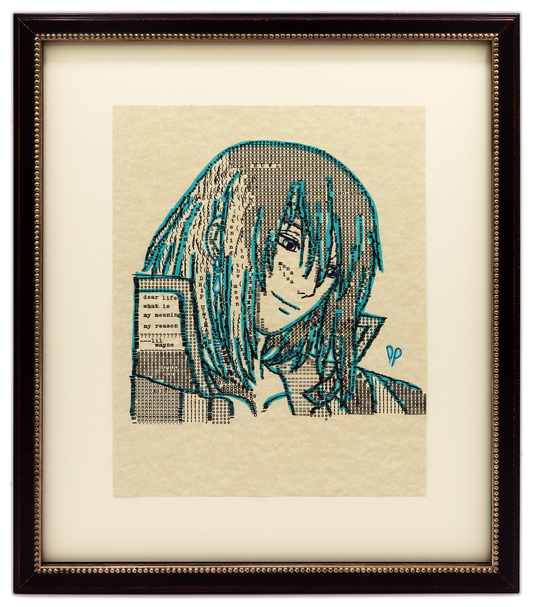 Howl original typewriter artwork by Degen Poet