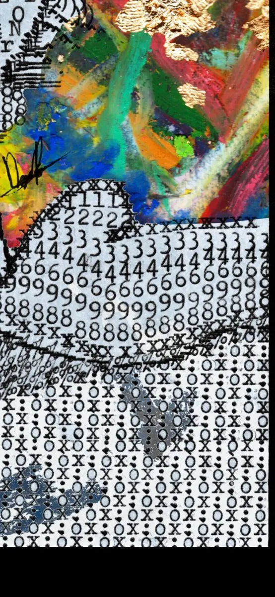 Degen Poet typewriter artwork crop collected by FlashKnob, Abstract Pattern and Texture, 0005