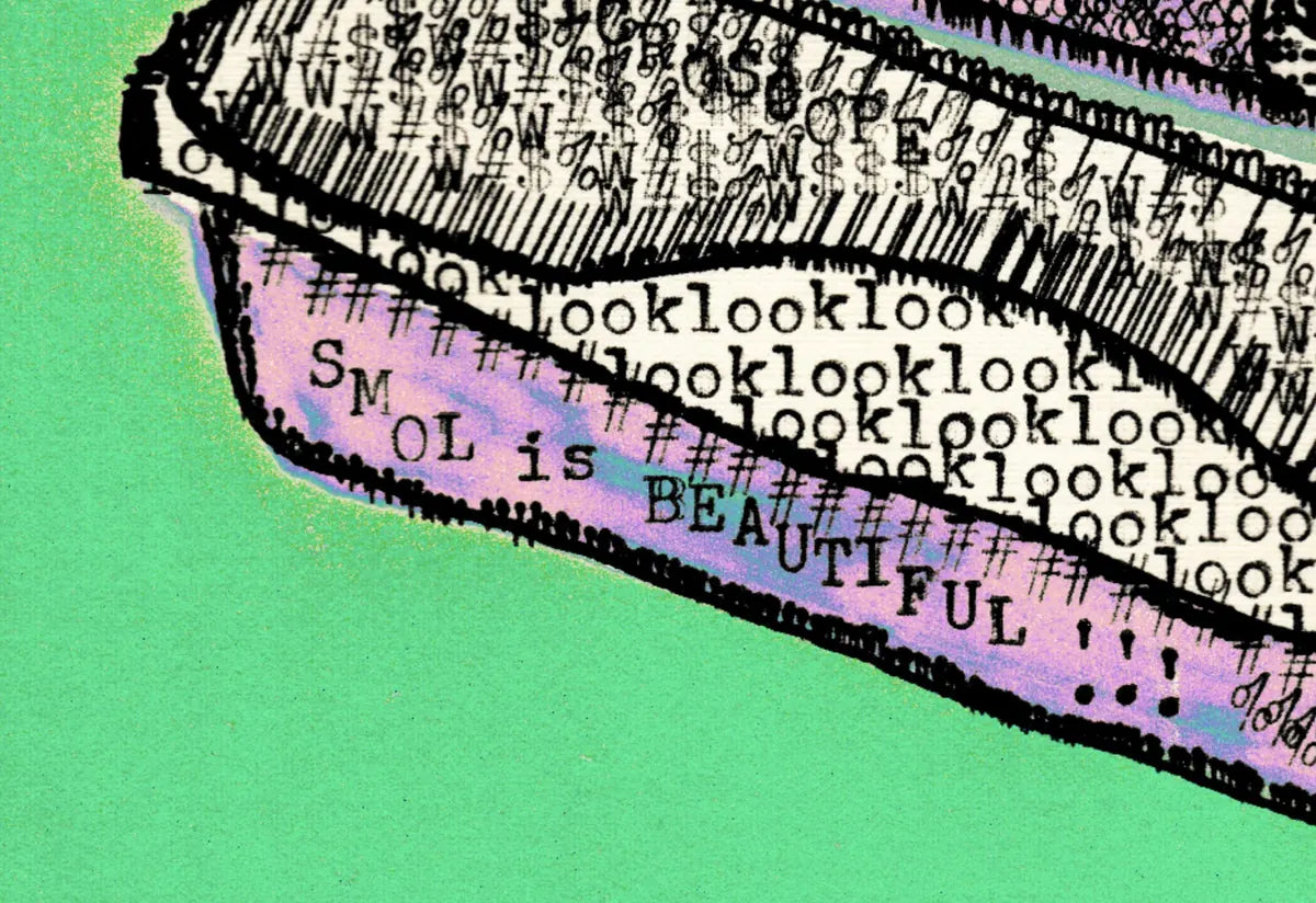 Degen Poet typewriter artwork crop collected by FlashKnob, Figures Bodies and Characters, 0020
