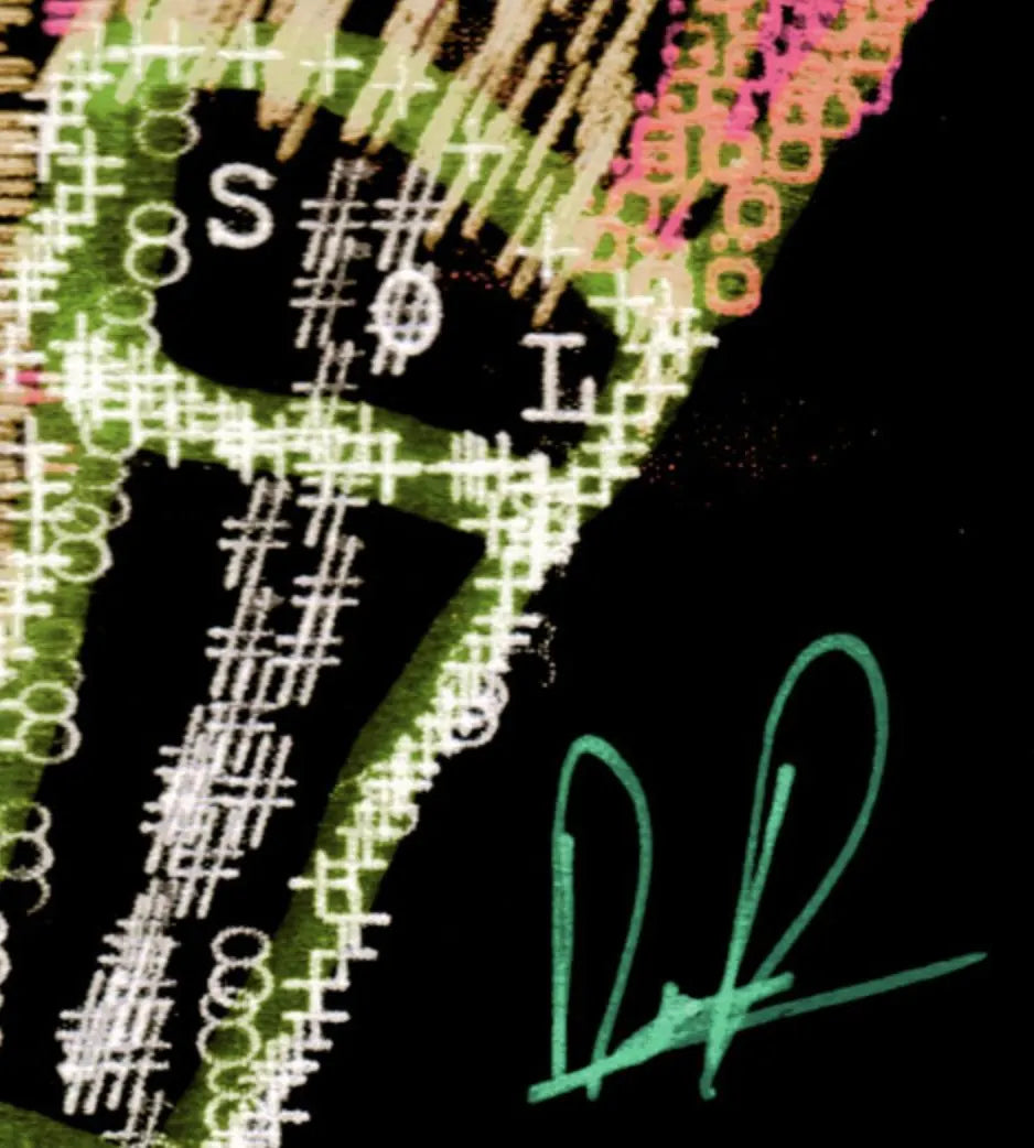 Degen Poet typewriter artwork crop collected by FlashKnob, Abstract Pattern and Texture, 0021