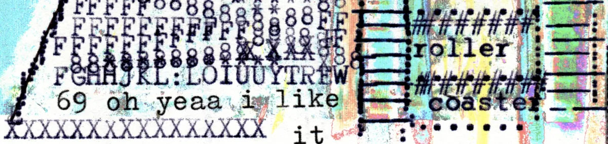 Degen Poet typewriter artwork crop collected by FlashKnob, Humor Food and Pop Culture, 0032