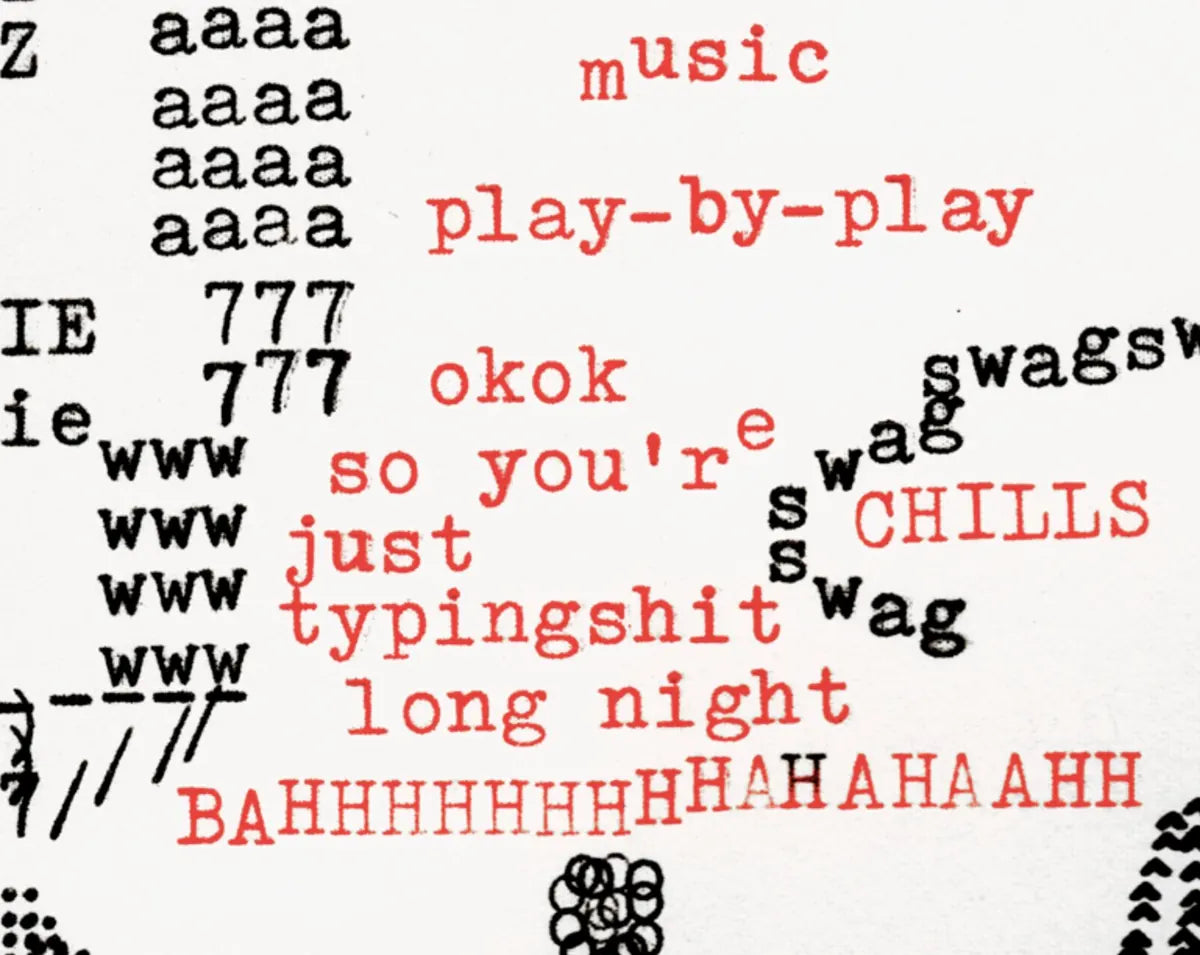 Degen Poet typewriter artwork crop collected by FlashKnob, Humor Food and Pop Culture, 0035
