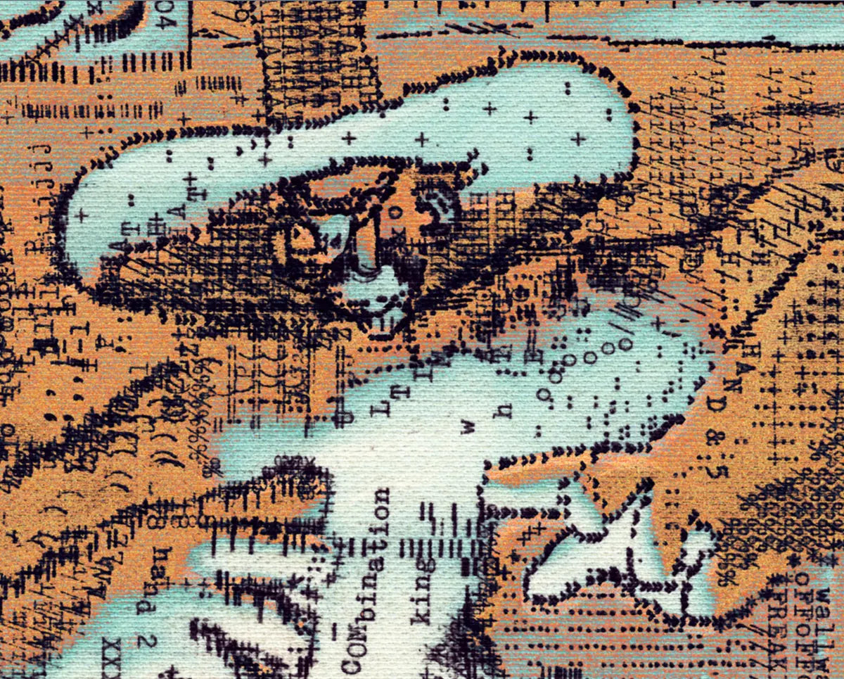 Degen Poet typewriter artwork crop collected by FlashKnob, Scenes Places and Nature, 0042