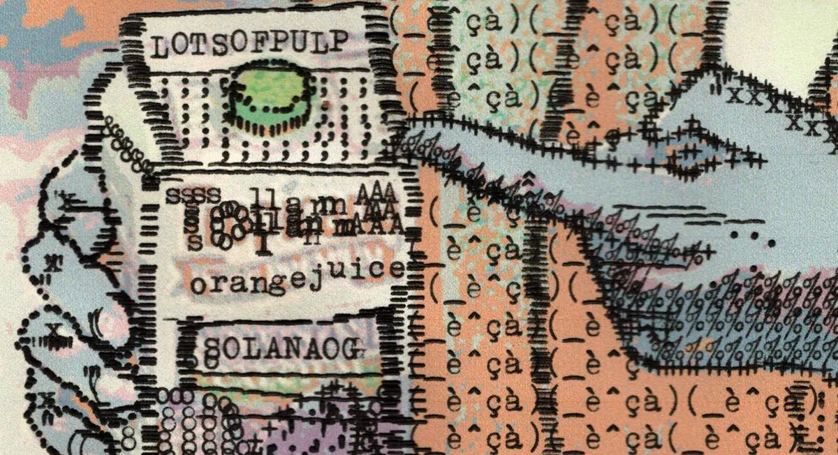 Degen Poet typewriter artwork crop collected by FlashKnob, Humor Food and Pop Culture, 0046