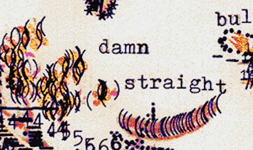 Degen Poet typewriter artwork crop collected by FlashKnob, Humor Food and Pop Culture, 0058