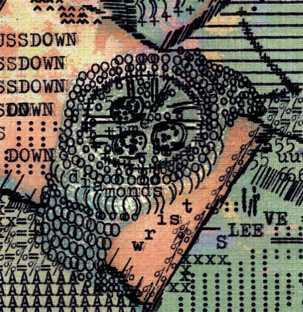 Degen Poet typewriter artwork crop collected by FlashKnob, Faces and Portraits, 0086