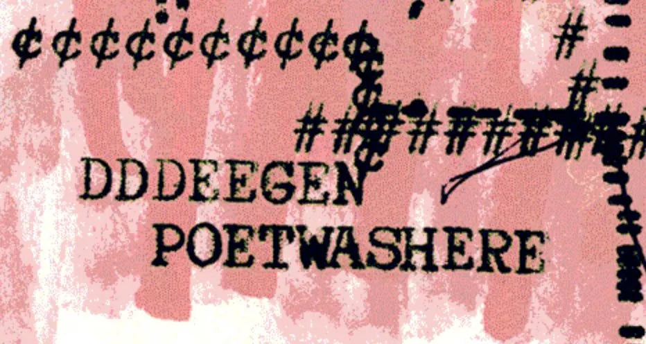 Degen Poet typewriter artwork crop collected by FlashKnob, Words Quotes and Wordplay, 0096