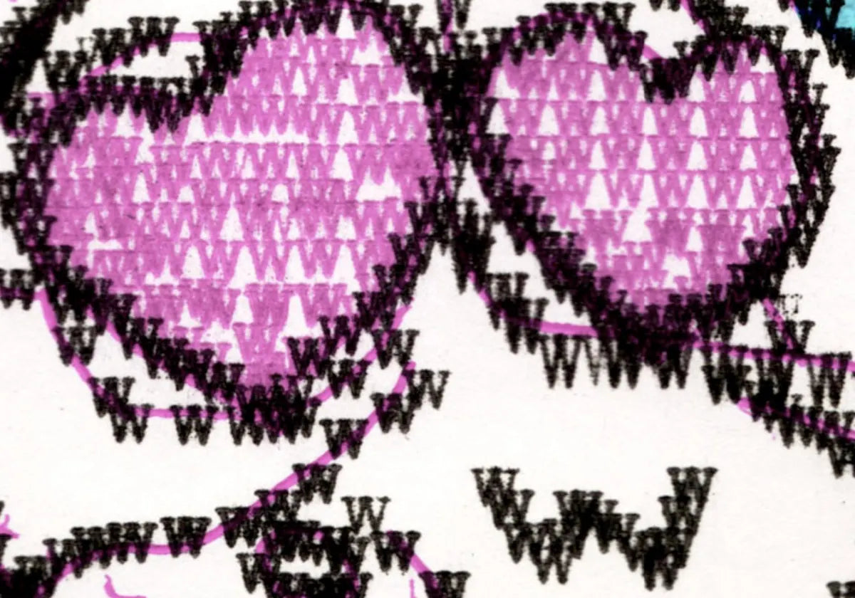 Degen Poet typewriter artwork crop collected by FlashKnob, Humor Food and Pop Culture, 0102