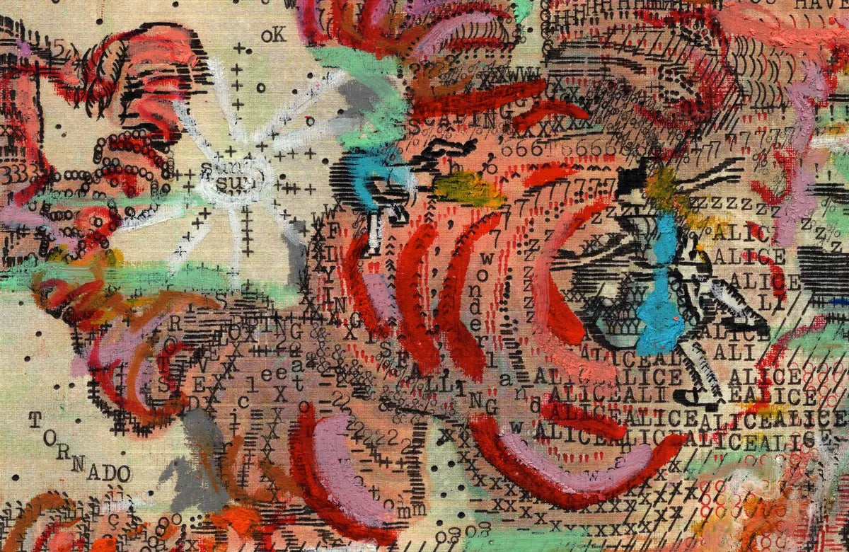 Degen Poet typewriter artwork crop collected by FlashKnob, Animals and Creatures, 0109
