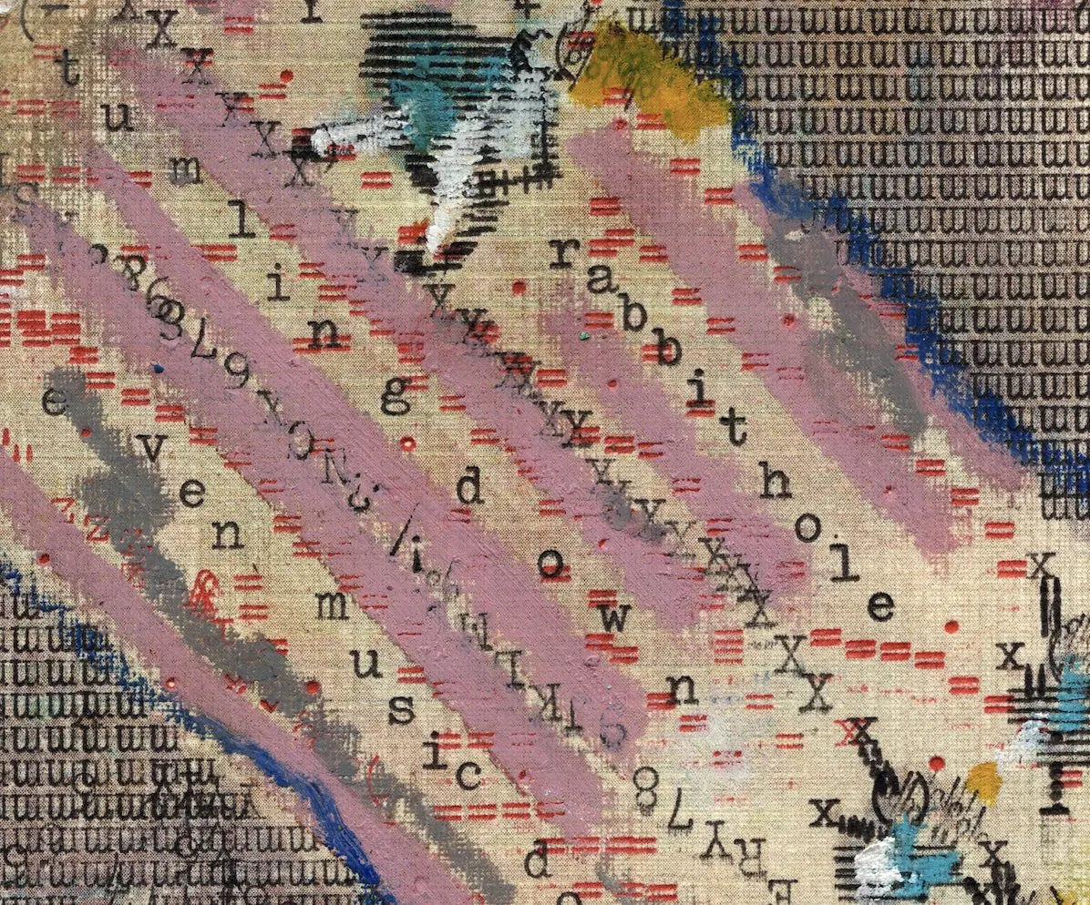 Degen Poet typewriter artwork crop collected by FlashKnob, Abstract Pattern and Texture, 0118