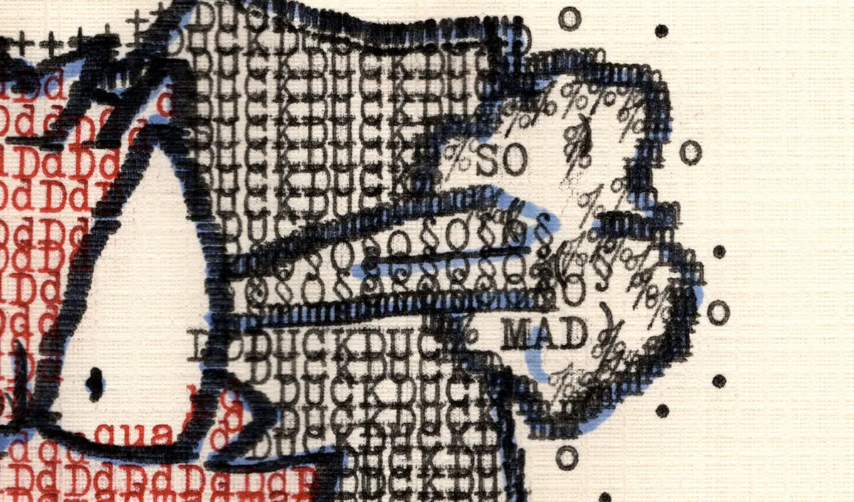 Degen Poet typewriter artwork crop collected by FlashKnob, Animals and Creatures, 0120