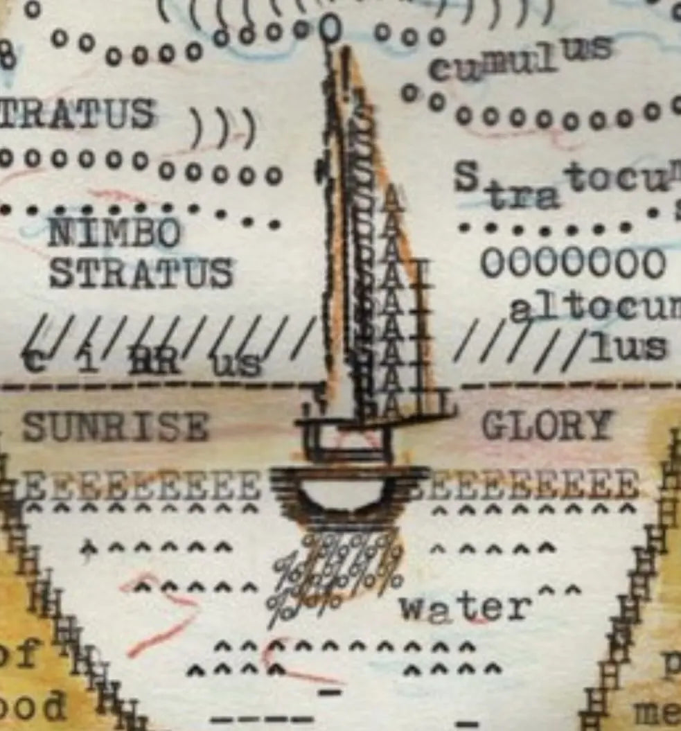 Degen Poet typewriter artwork crop collected by FlashKnob, Scenes Places and Nature, 0122