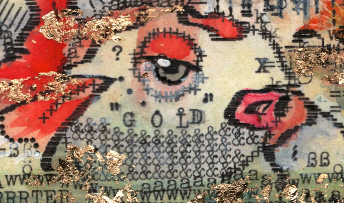 Degen Poet typewriter artwork crop collected by FlashKnob, Animals and Creatures, 0140