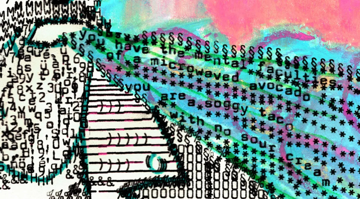 Degen Poet typewriter artwork crop collected by FlashKnob, Humor Food and Pop Culture, 0145