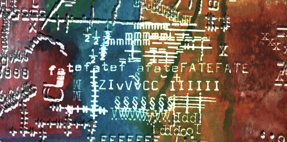 Degen Poet typewriter artwork crop collected by FlashKnob, Abstract Pattern and Texture, 0148