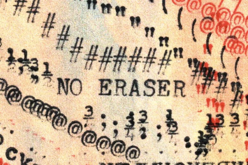 Degen Poet typewriter artwork crop collected by FlashKnob, Typewriters Tools and Making, 0154