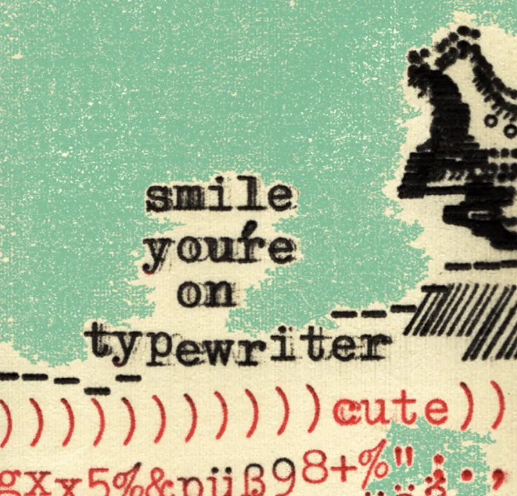 Degen Poet typewriter artwork crop collected by FlashKnob, Typewriters Tools and Making, 0161