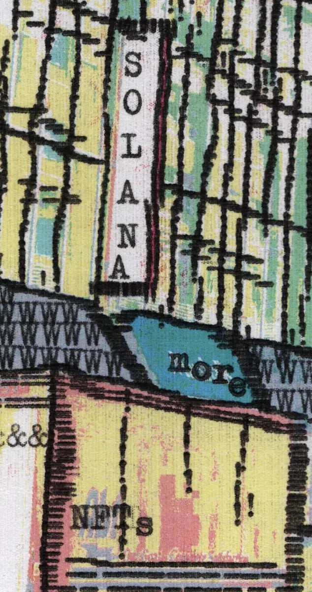 Degen Poet typewriter artwork crop collected by FlashKnob, Solana Crypto and Markets, 0163