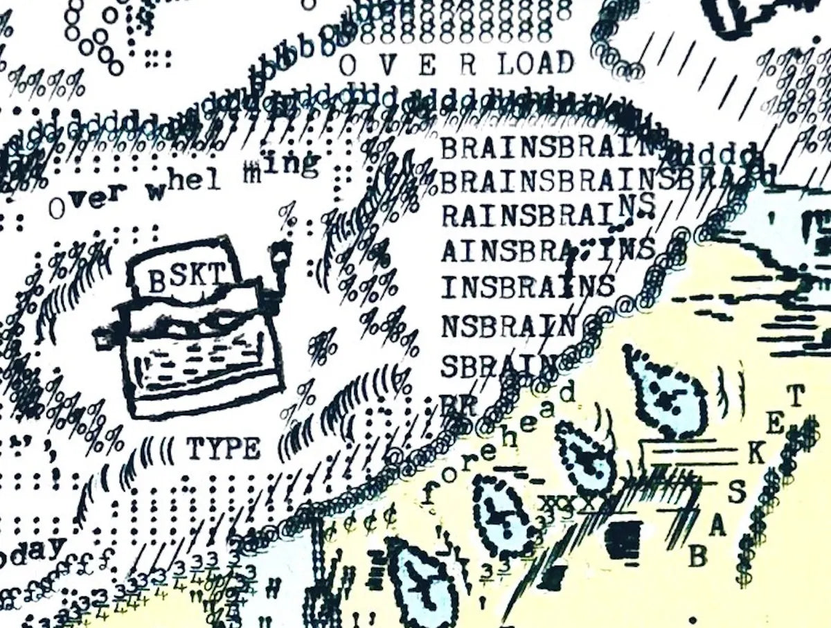 Degen Poet typewriter artwork crop collected by FlashKnob, Typewriters Tools and Making, 0170